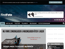 Tablet Screenshot of firstfoto.se